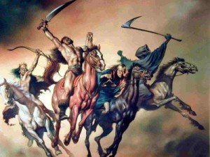 Wells Fargo should change their logo from a horse drawn stagecoach to the Four Horsemen of the Apocolypse