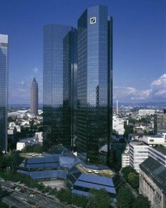 Deutsche Bank Headquarters in Frankfurt, Germany