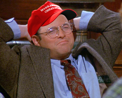 Image result for george costanza as trump pics